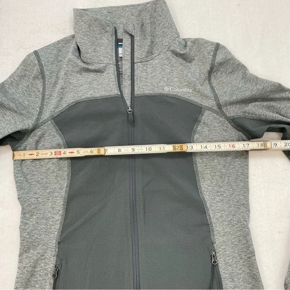 Columbia long sleeve full zip performance wear jacket thumb hole zip pockets Sm  - Picture 6 of 8